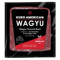 Thomas Farms Kuro Wagyu Ground Beef Brick - Frozen - 16oz