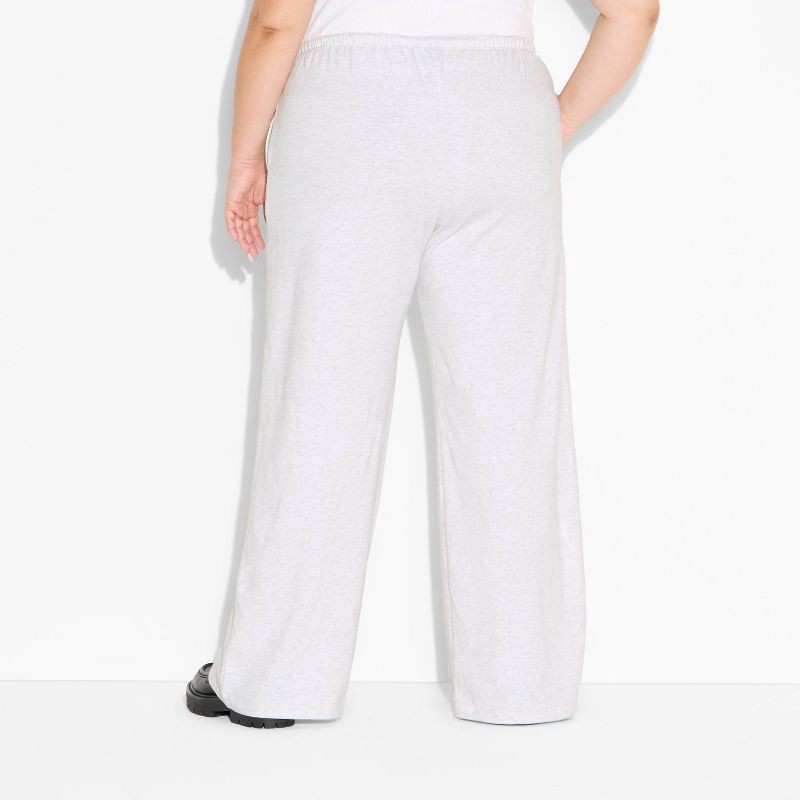 slide 3 of 3, Women's Mid-Rise Knit Sweatpants - Wild Fable™ Heather Gray XXL, 1 ct