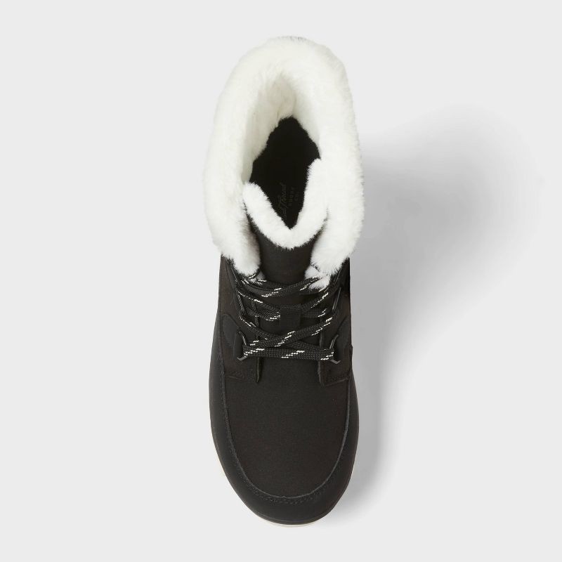 slide 3 of 3, Women's Corie Boots with Memory Foam Insole - Universal Thread™ Jet Black 8, 1 ct