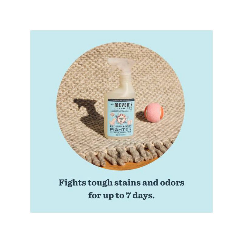 slide 4 of 9, Mrs. Meyer's Clean Day Liquid Coconut Scent Pet Stain Remover and Odor Fighter - 16 fl oz, 16 fl oz