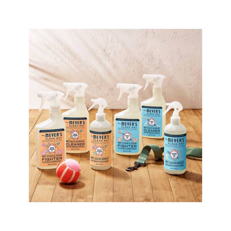 slide 9 of 9, Mrs. Meyer's Clean Day Liquid Coconut Scent Pet Stain Remover and Odor Fighter - 16 fl oz, 16 fl oz