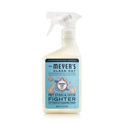 Mrs. Meyer's Clean Day Liquid Coconut Scent Pet Stain Remover and Odor Fighter - 16 fl oz: Paraben-Free, Bleach-Free, Phthalate-Free