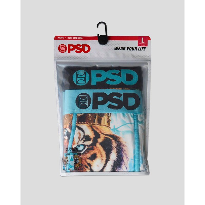 slide 6 of 6, PSD Men's Tiger Rosa/Beast Mode Print Briefs - XXL, 1 ct