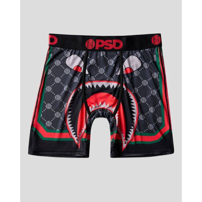 slide 4 of 6, PSD Men's Red Warface Print Briefs - Camo/Black L, 1 ct