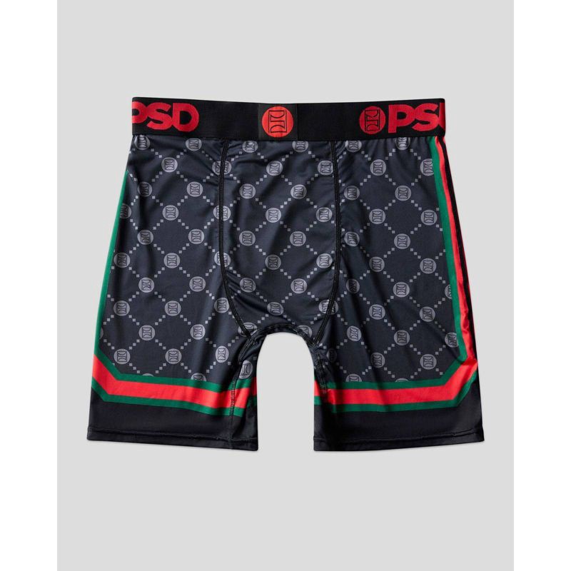 slide 5 of 6, PSD Men's Red Warface Print Briefs - Camo/Black L, 1 ct