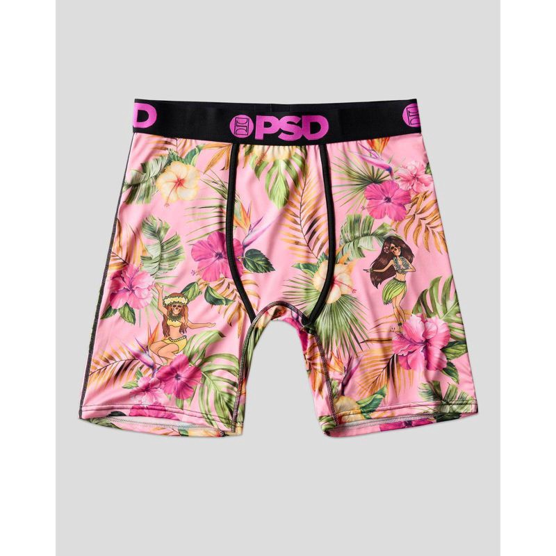 slide 4 of 6, PSD Men's Flamingo Print Briefs - Purple/Pink M, 1 ct