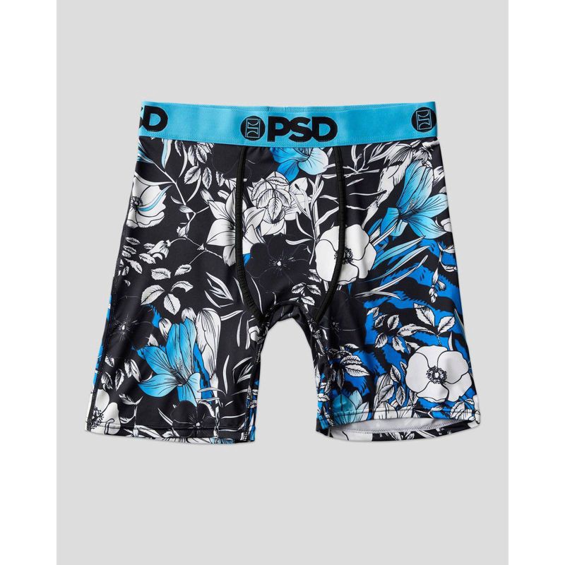 slide 4 of 6, PSD Men's Rose Floral Print Briefs - Blue XXL, 1 ct