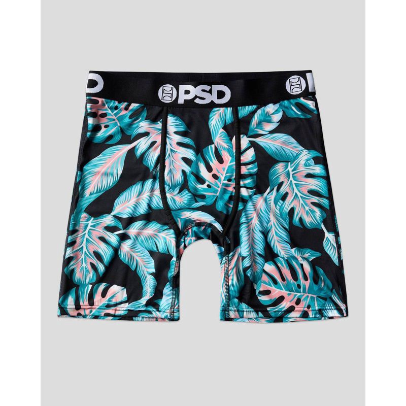 slide 2 of 6, PSD Men's Tropical Flamingo Print Briefs - Blue/Pink S, 1 ct