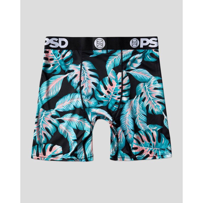 slide 3 of 6, PSD Men's Tropical Flamingo Print Briefs - Blue/Pink L, 1 ct