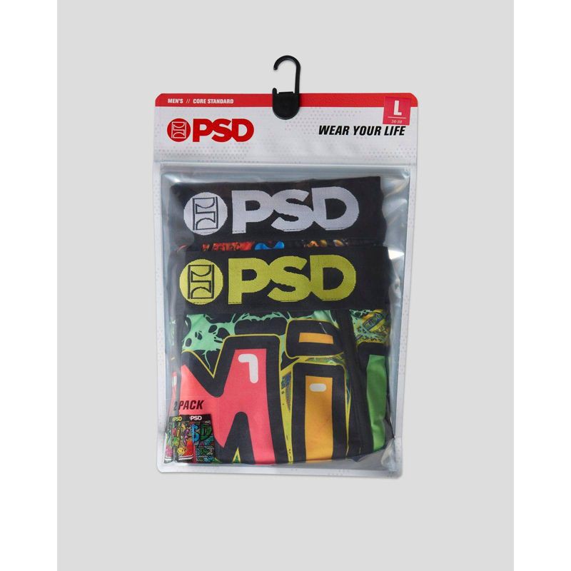 slide 6 of 6, PSD Men's Graffiti Smile Print Briefs - S, 1 ct