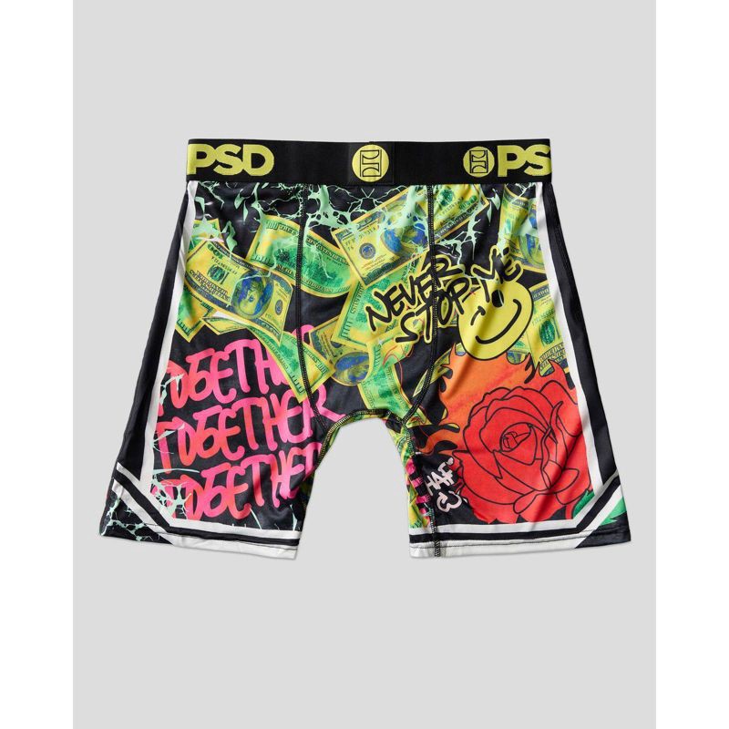 slide 3 of 6, PSD Men's Graffiti Smile Print Briefs - XXL, 1 ct