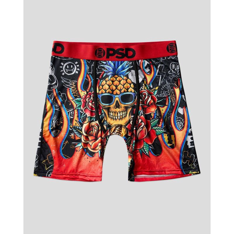 slide 2 of 6, PSD Men's Tropical Pineapple Print Briefs - XL, 1 ct