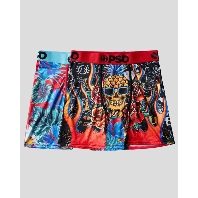 slide 1 of 6, PSD Men's Tropical Pineapple Print Briefs - XL, 1 ct