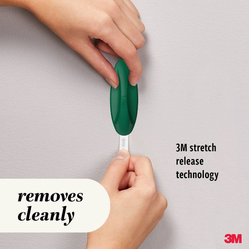 slide 7 of 9, Command Damage-Free Large Designer Hook Watermelon, 1 ct