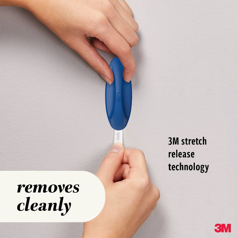 slide 7 of 9, Command Damage-Free Large Designer Hook Artic Freeze, 1 ct