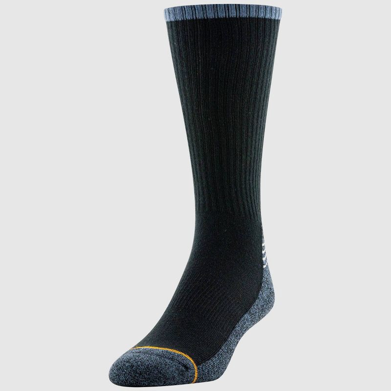 slide 4 of 5, GOLDTOE Signature Collection Men's Striped Camp Hiker Socks - Blue/Gray 6-12.5, 1 ct