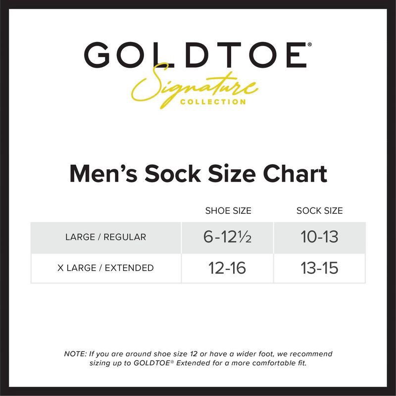 slide 5 of 5, GOLDTOE Signature Collection Men's Striped Camp Sunday Socks - Green/Cream 6-12.5, 1 ct
