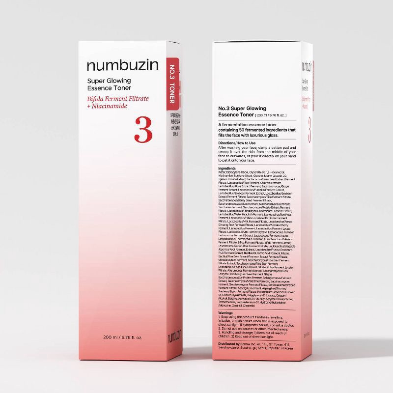 slide 2 of 8, numbuzin No.3 Super Glowing Essence Face Toner - 6.76 fl oz, 6.76 fl oz
