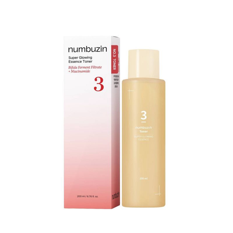slide 1 of 8, numbuzin No.3 Super Glowing Essence Face Toner - 6.76 fl oz, 6.76 fl oz