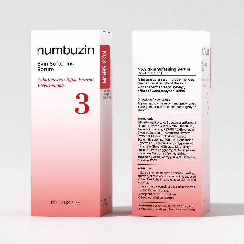 slide 2 of 8, numbuzin No.3 Skin Softening Serum - 1.69 fl oz, 1.69 fl oz