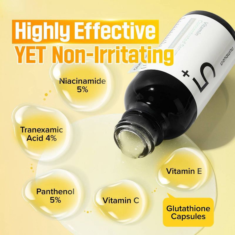 slide 7 of 9, numbuzin No.5+ Glutathione Vitamin Concentrated Face Serum - 1.01 fl oz, 1.01 fl oz