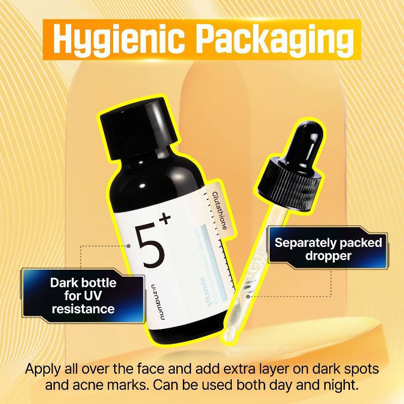 slide 8 of 9, numbuzin No.5+ Glutathione Vitamin Concentrated Face Serum - 1.01 fl oz, 1.01 fl oz