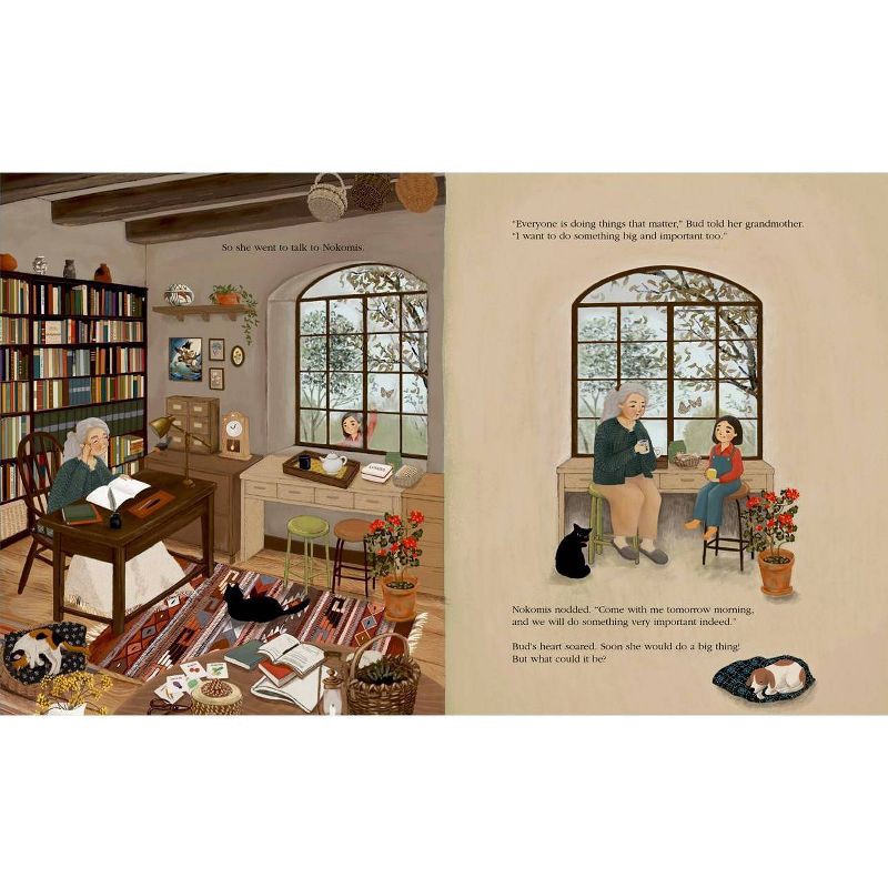 slide 4 of 5, Harper Collins Bud Finds Her Gift - by Robin Wall Kimmerer (Paperback), 1 ct