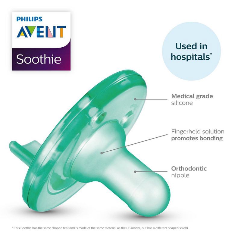 slide 3 of 11, Philips Avent Soothie Pacifiers 0-3m - Fresh Lilac/Pastel Pink - 2pk, 2 ct