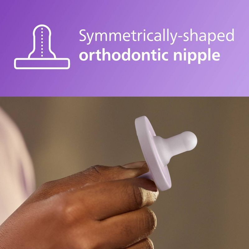 slide 6 of 11, Philips Avent Soothie Pacifiers 0-3m - Fresh Lilac/Pastel Pink - 2pk, 2 ct