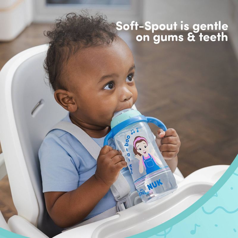 slide 4 of 6, NUK 10oz Learner Cup Ms. Rachel - Peek-a-Boo, 10 oz