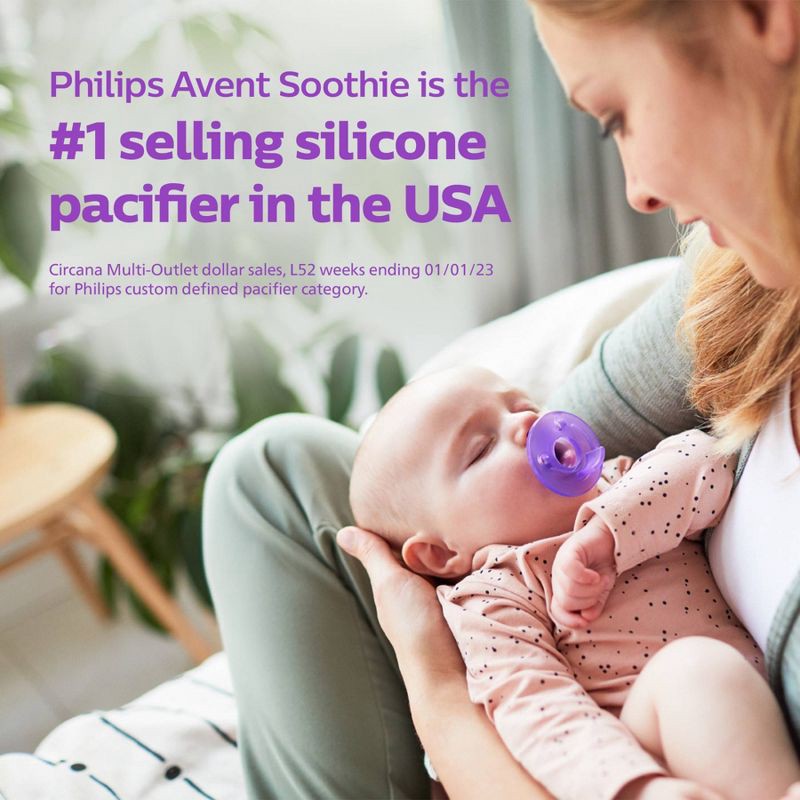slide 10 of 11, Philips Avent Soothie Pacifiers 3-18m - Green - 2pk, 2 ct