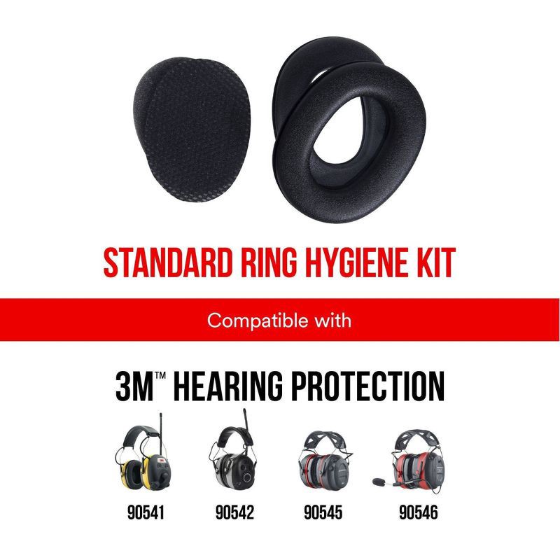 slide 3 of 12, 3M Company WorkTunes Connect AM-FM Wireless Hearing Protector with Bluetooth Black, 1 ct