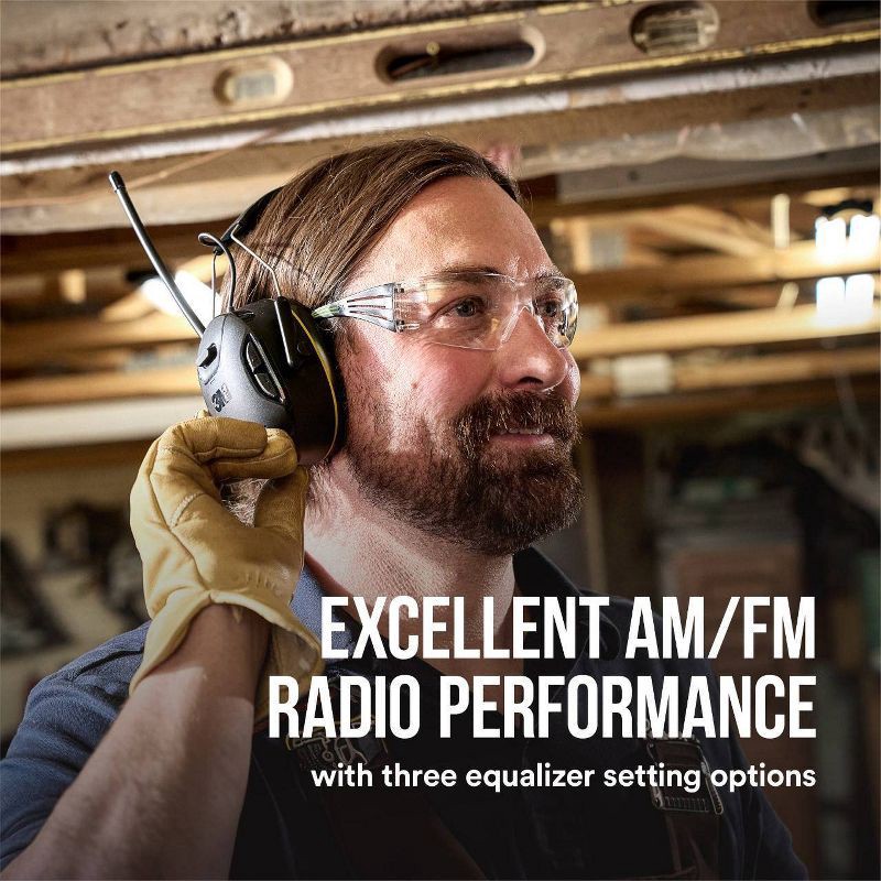 slide 5 of 12, 3M Company WorkTunes Connect AM-FM Wireless Hearing Protector with Bluetooth Black, 1 ct