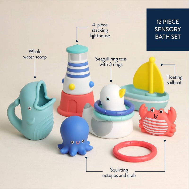 slide 4 of 9, Itzy Ritzy Baby's First Splash and Learn Gift Set - 12pc, 12 ct