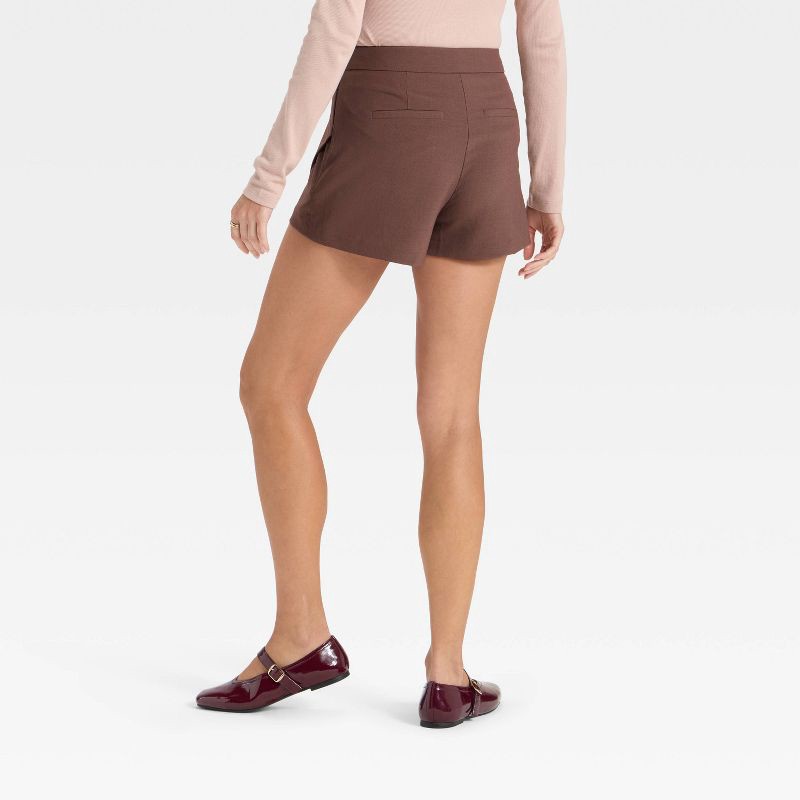 slide 3 of 3, Women's Suiting Skort - A New Day™ Brown 2, 1 ct