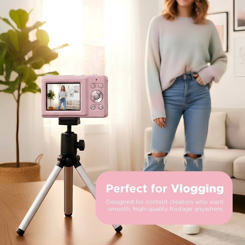 slide 5 of 11, Vivitar SnapShot Duo Digital Camera - Petal Pink, 1 ct