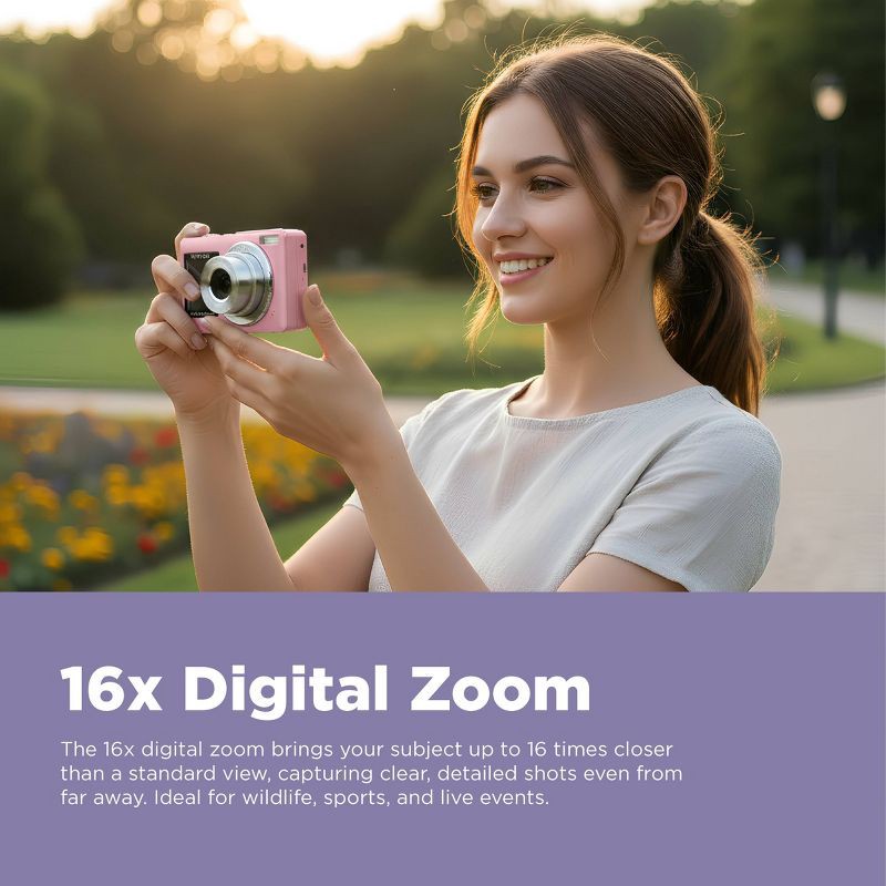 slide 6 of 11, Vivitar SnapShot Duo Digital Camera - Petal Pink, 1 ct