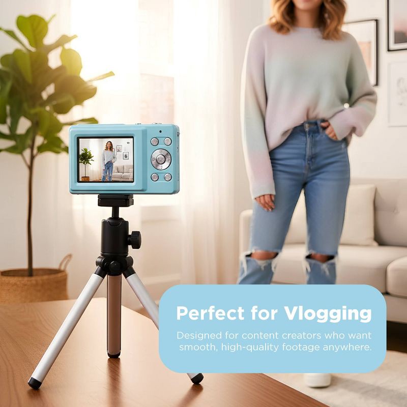 slide 6 of 11, Vivitar SnapShot Duo Digital Camera - Soft Aqua, 1 ct