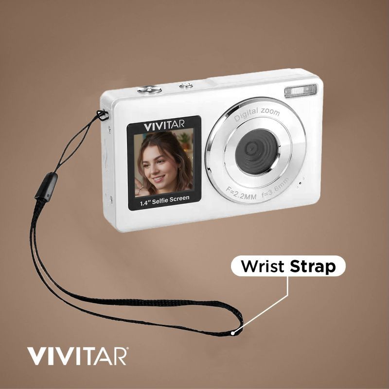 slide 3 of 11, Vivitar SnapShot Duo Digital Camera - White, 1 ct