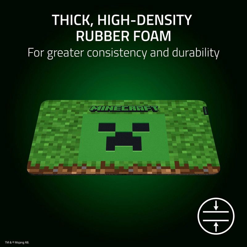 slide 4 of 8, Razer Gigantus V2 Soft Gaming Mouse Mat - Minecraft Edition: Computer Accessories, 1 ct