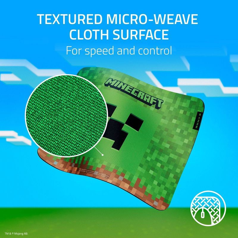 slide 6 of 8, Razer Gigantus V2 Soft Gaming Mouse Mat - Minecraft Edition: Computer Accessories, 1 ct