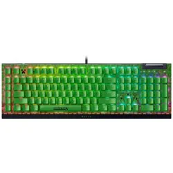 Razer BlackWidow V4 X Gaming Keyboard Green Switch - Minecraft Edition: No Wireless Tech