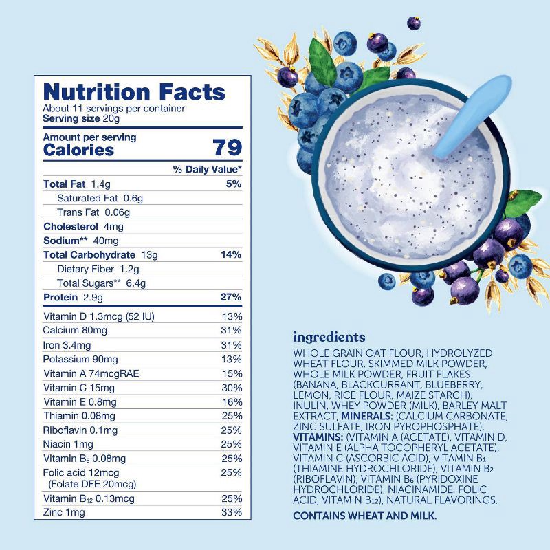 slide 6 of 9, Kendamil Oat Cereal Baby Food - Mixed Berry - 8oz, 8 oz