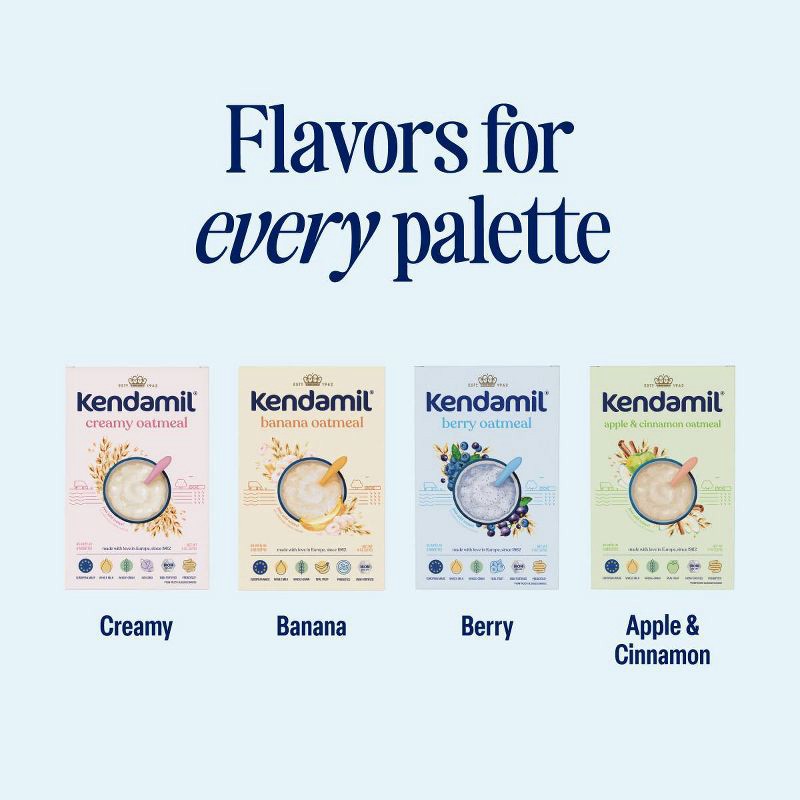 slide 8 of 9, Kendamil Oat Cereal Baby Food - Mixed Berry - 8oz, 8 oz