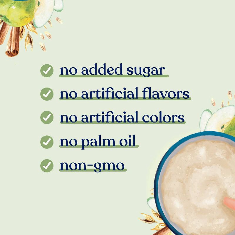 slide 9 of 9, Kendamil Oat Cereal Baby Food - Apple & Cinnamon - 8oz, 8 oz