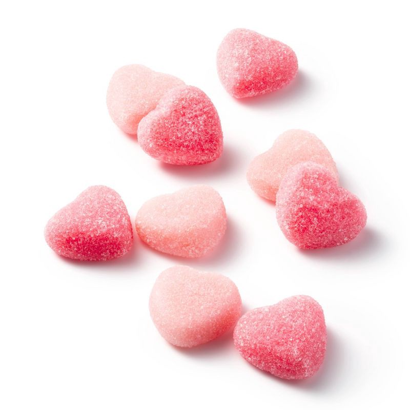 slide 3 of 3, Valentine's Candy Red & White Hearts in Filled Cane - 1.76oz - Favorite Day™, 1.76 oz