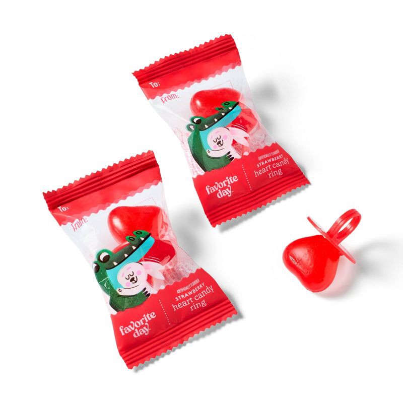 slide 3 of 3, Valentine's Heart Candy Ring - 11.29oz/32ct - Favorite Day™, 11.29 oz, 32 ct