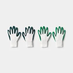 2pc Nitrile Coated Dipped Gloves Green - Room Essentials™