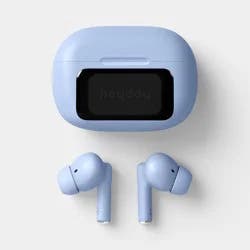 True Wireless Active Noise Cancelling Earbuds with Screen Peri Blue - heyday™