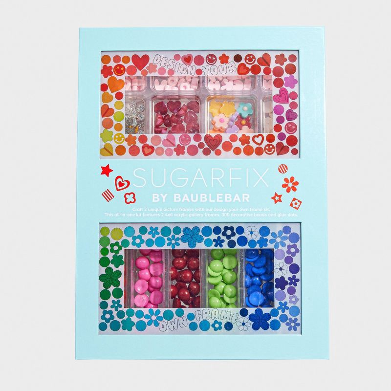 slide 1 of 3, SUGARFIX by BaubleBar 2ct Embellished Frame Craft Kit Gift, 2 ct